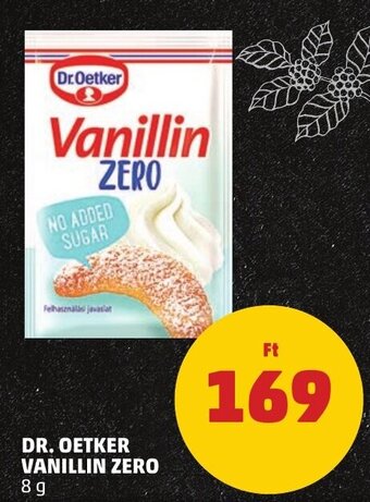 PENNY DR. OETKER VANILLIN ZERO 8 g ajánlat