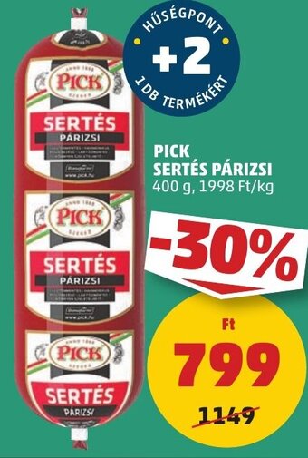 PENNY PICK SERTÉS PÁRIZSI 400 g ajánlat