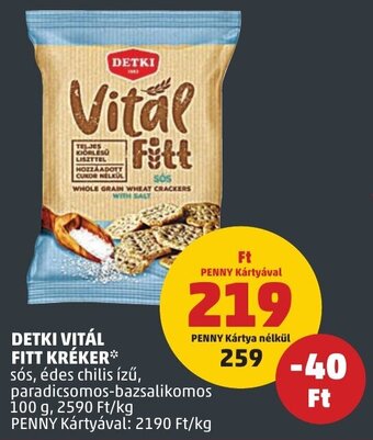 PENNY DETKI VITÁL FITT KRÉKER 100 g ajánlat
