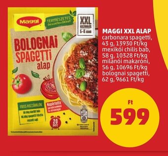 PENNY MAGGI XXL ALAP 43 - 62 g ajánlat
