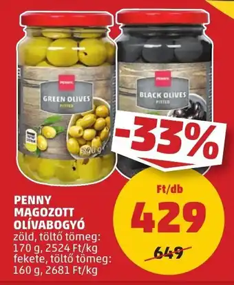 PENNY PENNY MAGOZOTT OLÍVABOGYÓ 170 / 160 g ajánlat