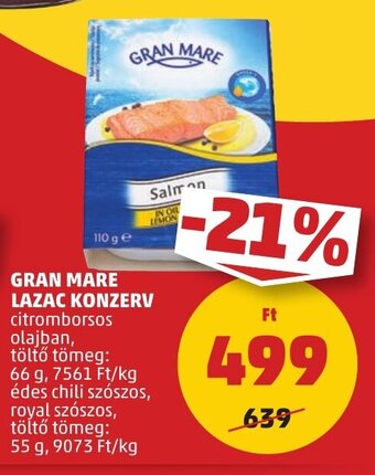PENNY GRAN MARE LAZAC KONZERV 66 / 55 g ajánlat