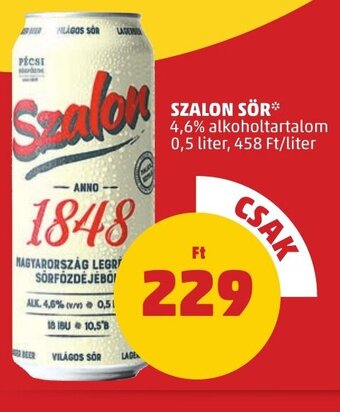 PENNY SZALON SÖR 0,5 l ajánlat