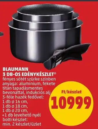 BLAUMANN 3 DB-OS EDÉNYKÉSZLET 1 készlet