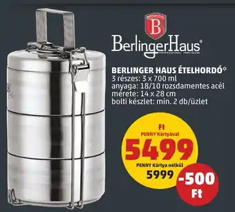 PENNY BERLINGER HAUS ÉTELHORDÓ 1 db ajánlat