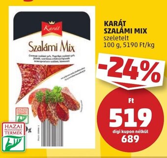 PENNY KARÁT SZALÁMI MIX 100 g ajánlat