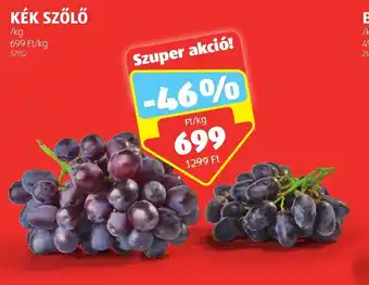 ALDI KÉK SZŐLŐ 1 kg ajánlat