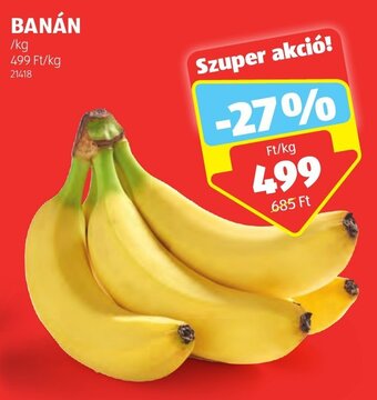 ALDI BANÁN 1 kg ajánlat