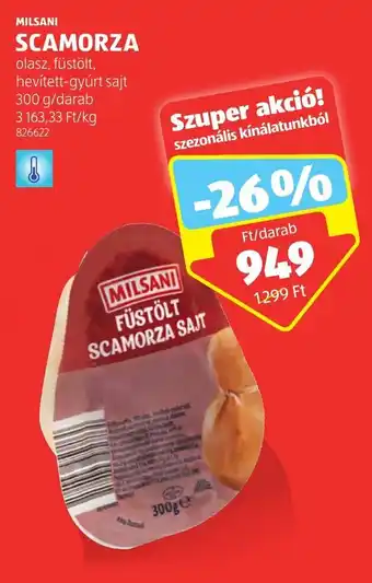 ALDI MILSANI SCAMORZA 300 g ajánlat