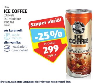 ALDI HELL ICE COFFEE 250 ml ajánlat