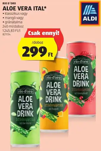 ALDI RIO D'ORO ALOE VERA ITAL 240 ml ajánlat