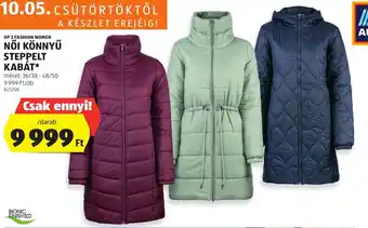UP 2 FASHION WOMEN NŐI KÖNNYŰ STEPPELT KABÁT 1 db