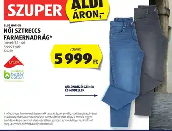 BLUE MOTION NŐI SZTRECCS FARMERNADRÁG 1 db