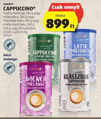 AMAROY CAPPUCCINO 250 / 200 g