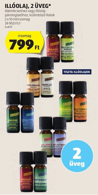 ALDI ILLÓOLAJ 2 x 10 ml ajánlat