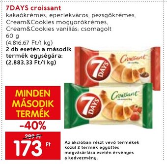 Spar 7DAYS croissant 60 g ajánlat