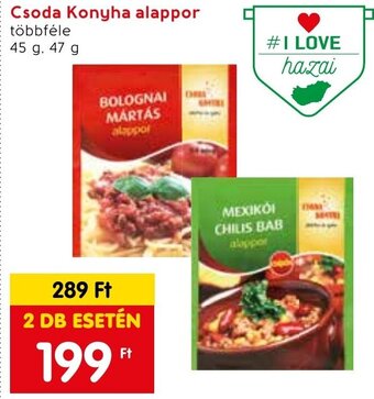 Spar Csoda Konyha alappor 45 / 47 g ajánlat