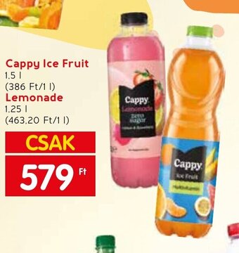 Spar Cappy Ice Fruit stb. 1,5 / 1,25 l ajánlat