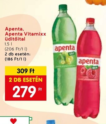 Spar Apenta, Apenta Vitamixx üdítőital 1,5 I ajánlat