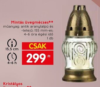 Spar Mintás üvegmécses 1 db ajánlat