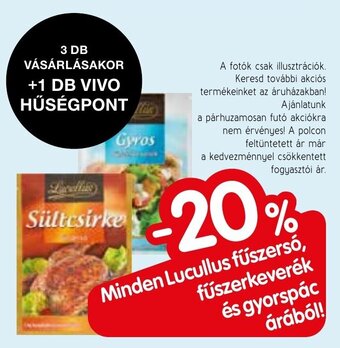 Spar Minden Lucullus fűszersó, fűszerkeverék és gyorspác árából! ajánlat