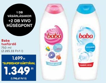 Spar Baba tusfürdő 750 ml ajánlat