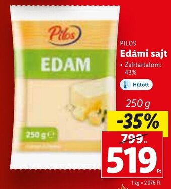 Lidl PILOS Edámi sajt 250 g ajánlat