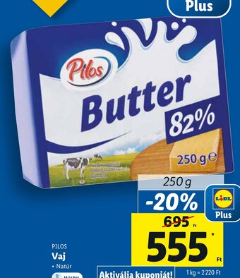 Lidl PILOS Vaj 250 g ajánlat