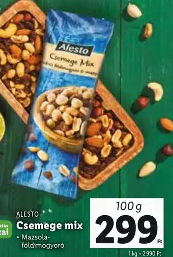 Lidl ALESTO Csemege mix 100 g ajánlat