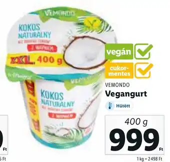 Lidl VEMONDO Vegangurt 400 g ajánlat