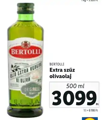 Lidl BERTOLLI Extra szűz olívaolaj 500 ml ajánlat