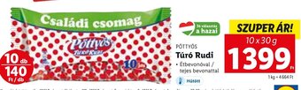 Lidl PÖTTYÖS Túró Rudi 10 x 30 g ajánlat
