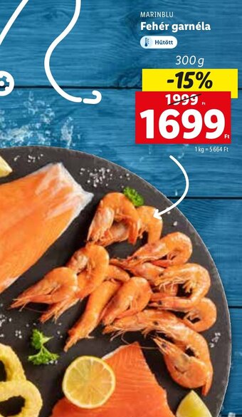 Lidl MARINBLU Fehér garnéla 300 g ajánlat