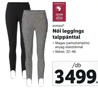 Lidl esmara Női leggings talppánttal 1 db ajánlat