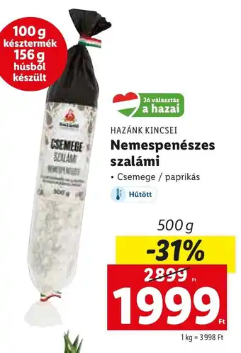 HAZÁNK KINCSEI Nemespenészes szalámi 500 g
