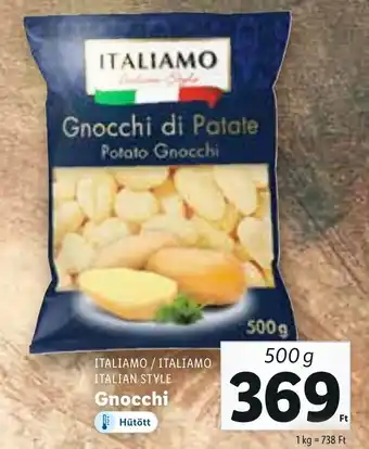 Lidl ITALIAMO / ITALIAMO ITALIAN STYLE Gnocchi 500 g ajánlat