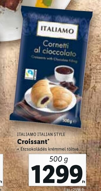 Lidl ITALIAMO ITALIAN STYLE Croissant 500 g ajánlat