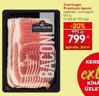 Spar Gierlinger Premium bacon 150 g ajánlat
