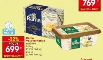 Spar Rama vajalternatíva 200 / 250 g ajánlat