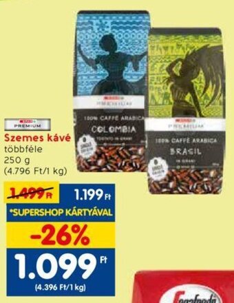 Spar Szemes kávé 250 g ajánlat