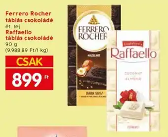 Spar Ferrero Rocher táblás csokoládé stb. 90 g ajánlat
