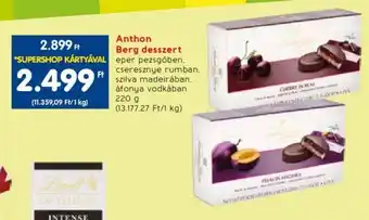 Spar Anthon Berg desszert 220 g ajánlat