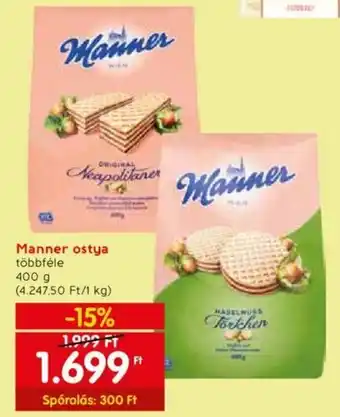 Manner ostya 400 g