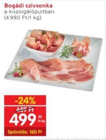 Interspar Bogádi szivsonka 10 dkg ajánlat
