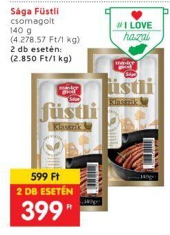 Interspar Sága Füstli 140 g ajánlat