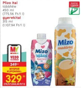 Interspar Mizo ital stb. 450 / 315 ml ajánlat
