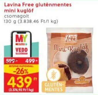 Lavina Free gluténmentes mini kuglóf 130 g