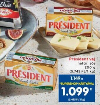 Interspar Président vaj 200 g ajánlat