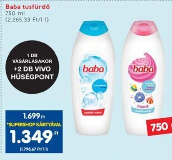 Interspar Baba tusfürdő 750 ml ajánlat
