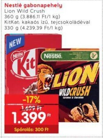 Interspar Nestlé gabonapehely 360 / 330 g ajánlat